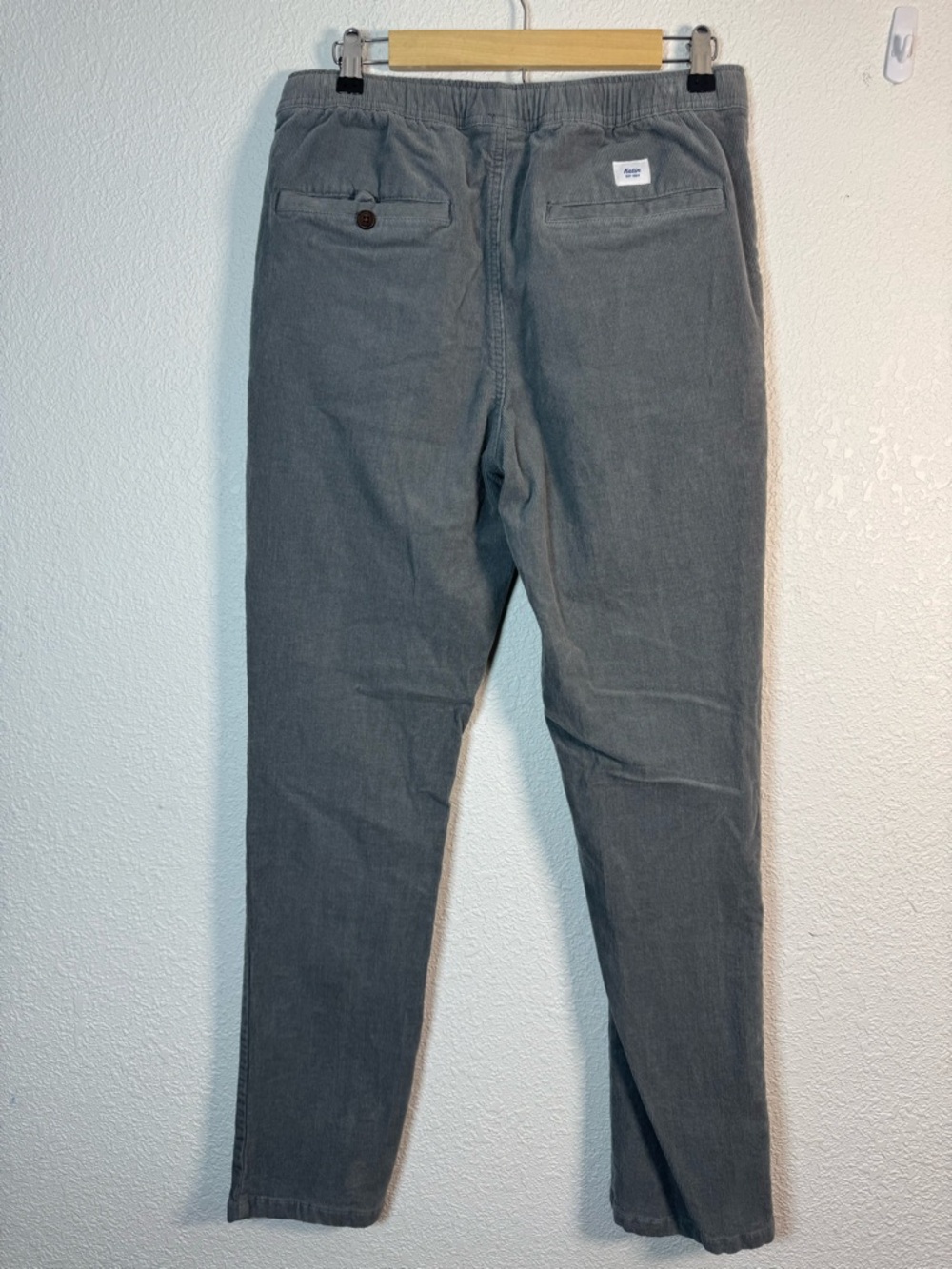 Katin gray corduroy pants size MD